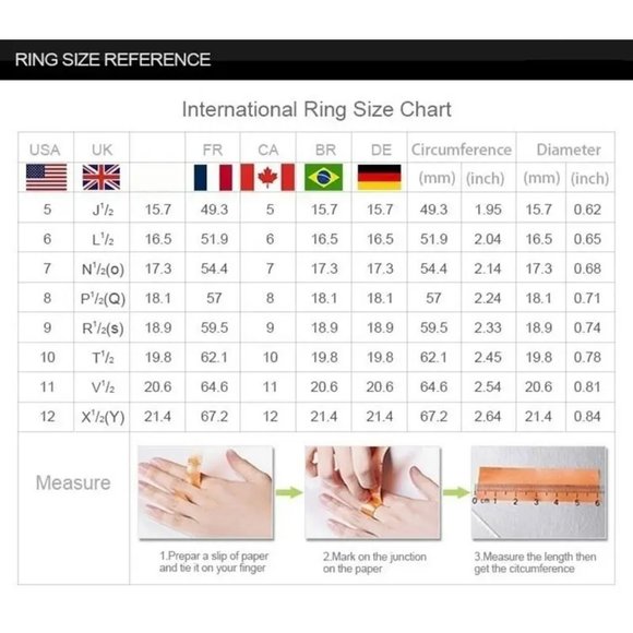 2pcs Elegant Stacking Rings Inlaid Shining Zircon Engagement Wedding Jewelry - Picture 5 of 5